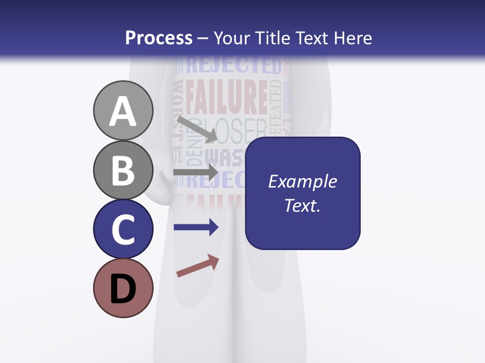 Alone Rejection Unacceptable PowerPoint Template