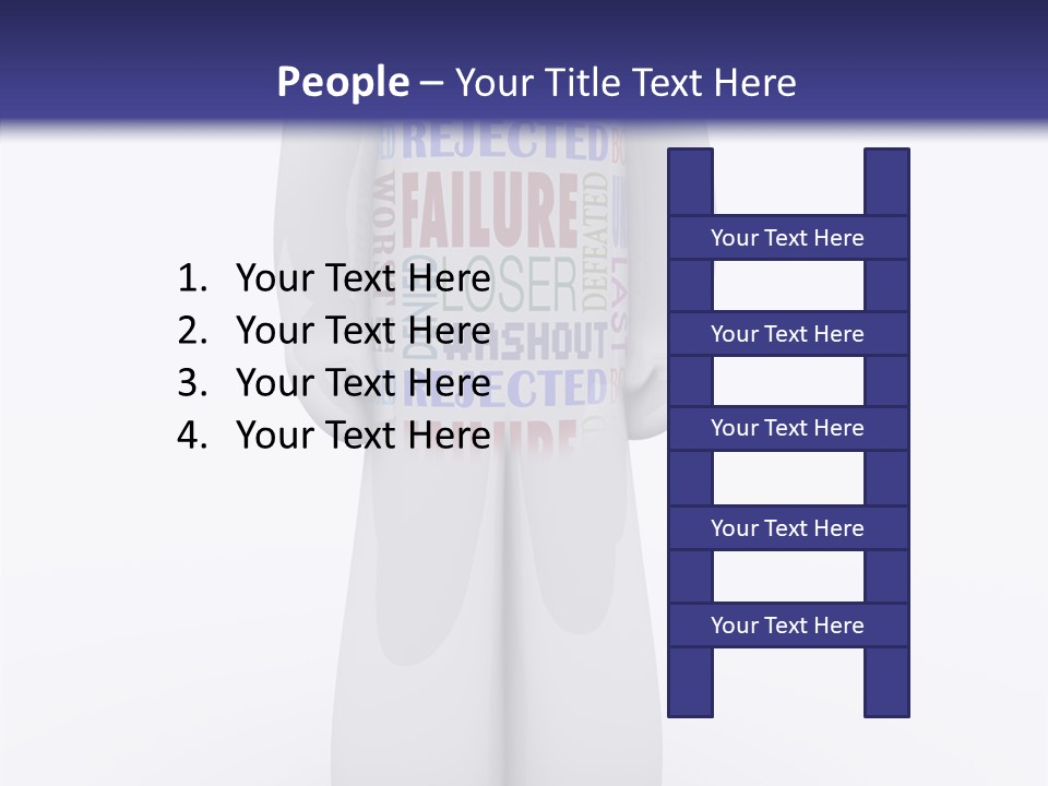 Alone Rejection Unacceptable PowerPoint Template