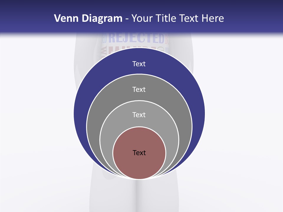 Alone Rejection Unacceptable PowerPoint Template