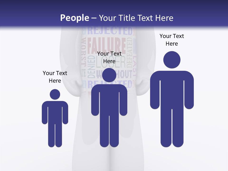 Alone Rejection Unacceptable PowerPoint Template