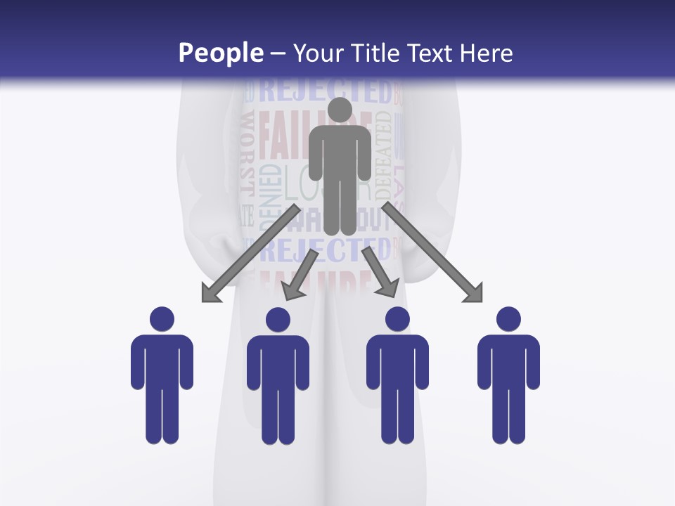 Alone Rejection Unacceptable PowerPoint Template