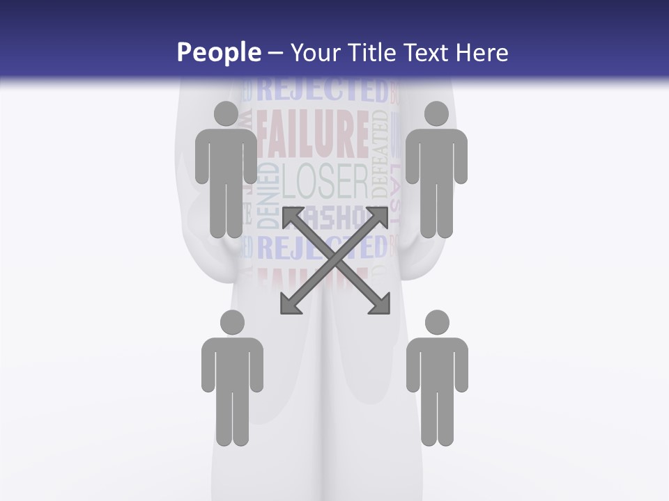 Alone Rejection Unacceptable PowerPoint Template