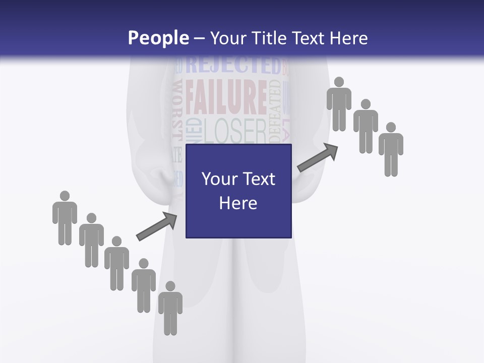 Alone Rejection Unacceptable PowerPoint Template