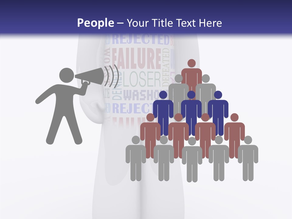 Alone Rejection Unacceptable PowerPoint Template