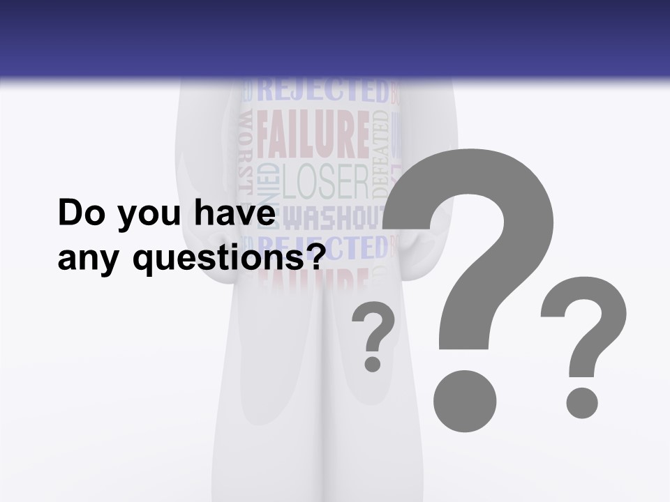 Alone Rejection Unacceptable PowerPoint Template