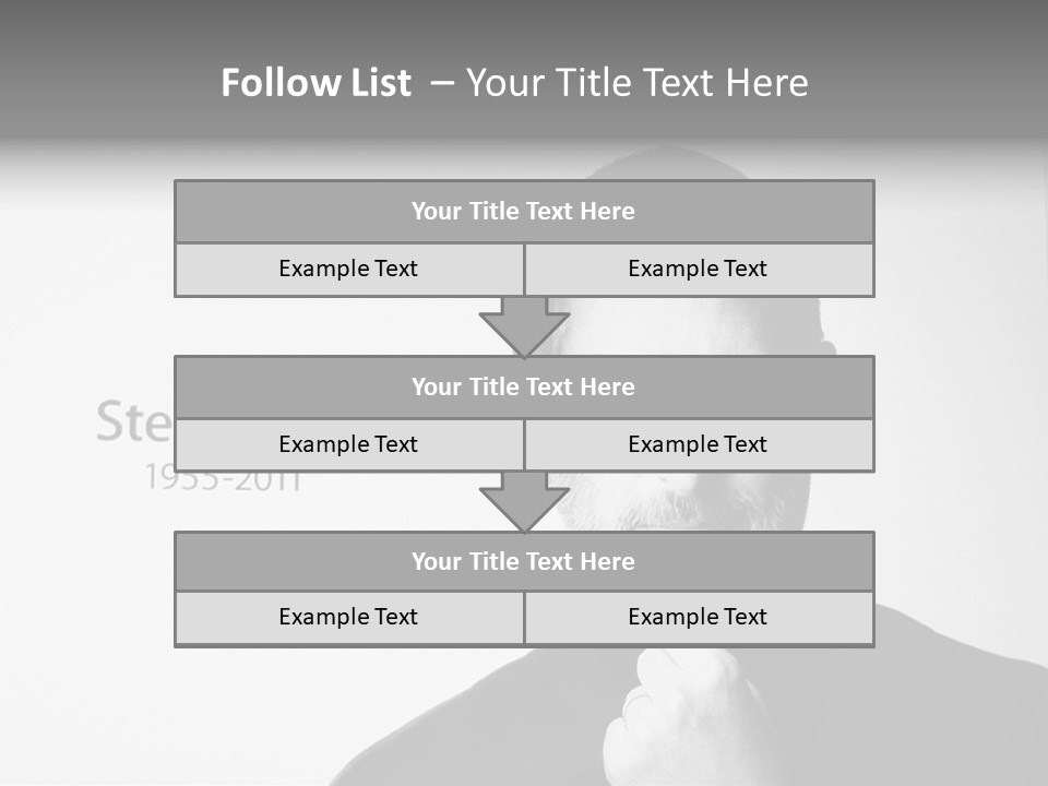 Jobs Mac Died PowerPoint Template