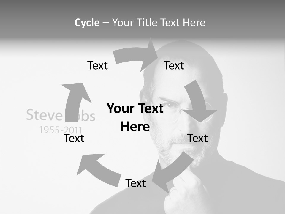 Jobs Mac Died PowerPoint Template