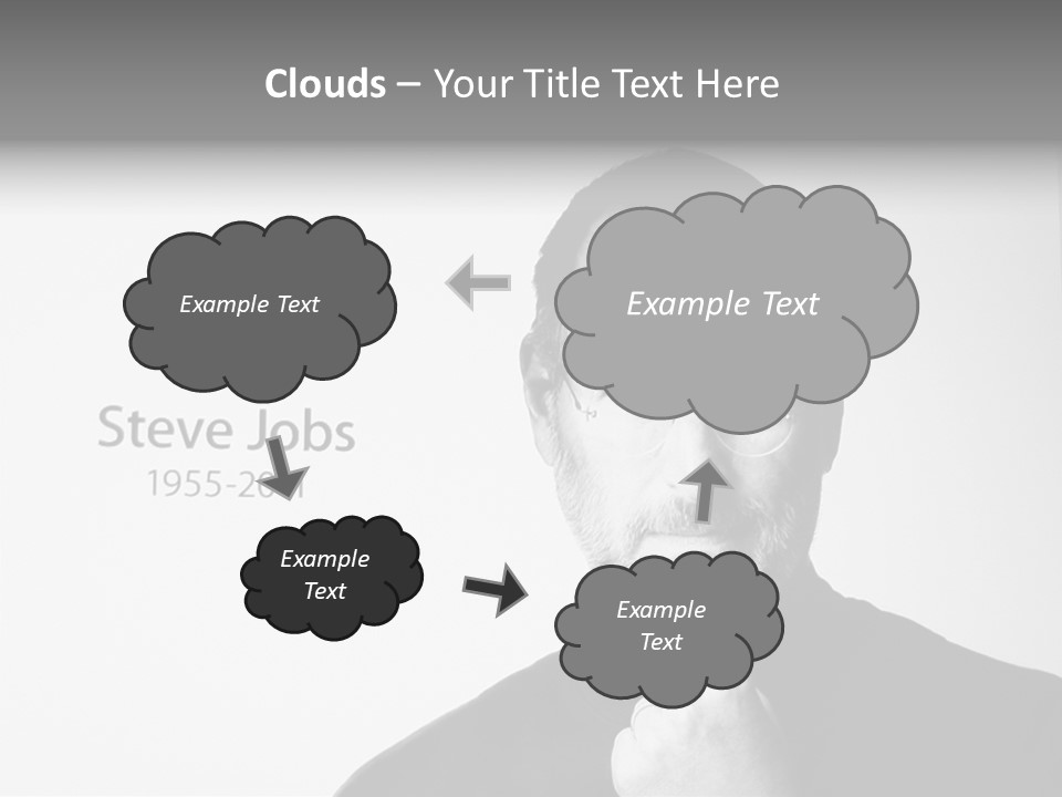 Jobs Mac Died PowerPoint Template