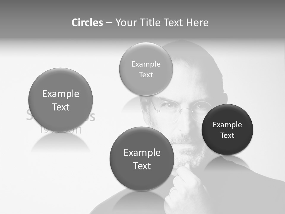 Jobs Mac Died PowerPoint Template