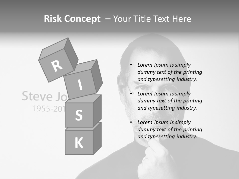 Jobs Mac Died PowerPoint Template