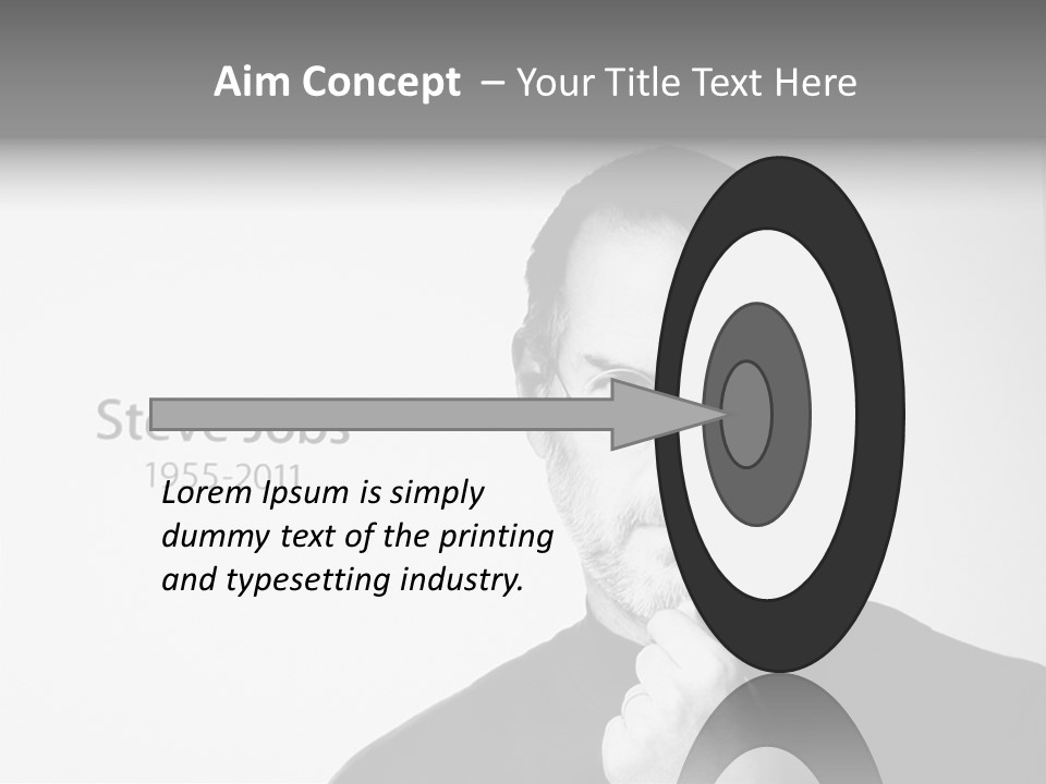 Jobs Mac Died PowerPoint Template