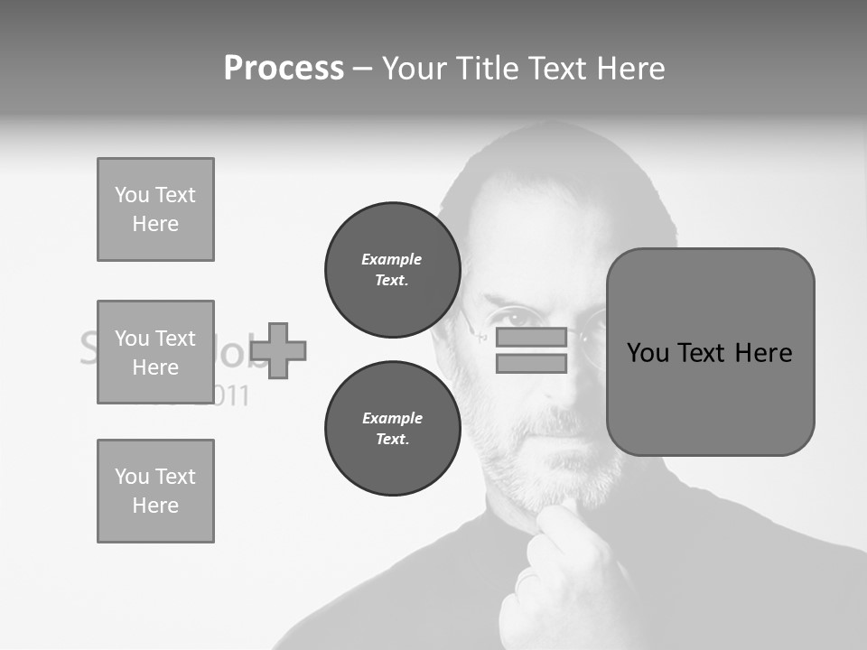 Jobs Mac Died PowerPoint Template