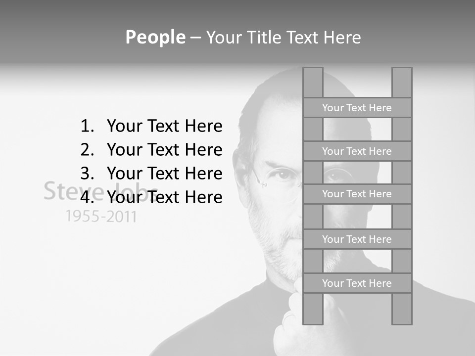 Jobs Mac Died PowerPoint Template