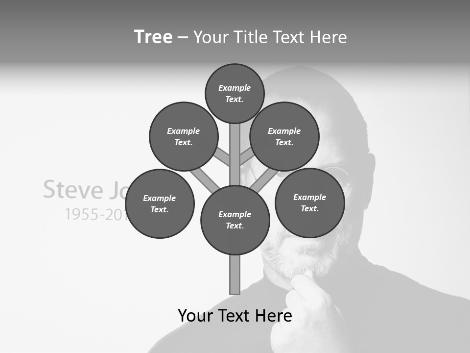 Jobs Mac Died PowerPoint Template