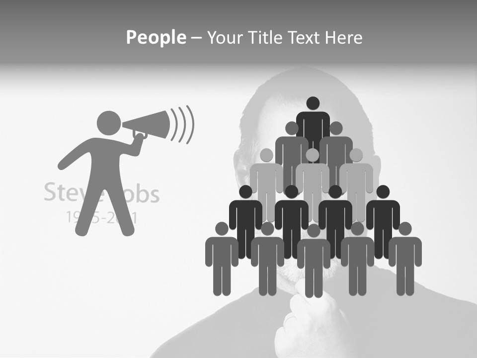 Jobs Mac Died PowerPoint Template