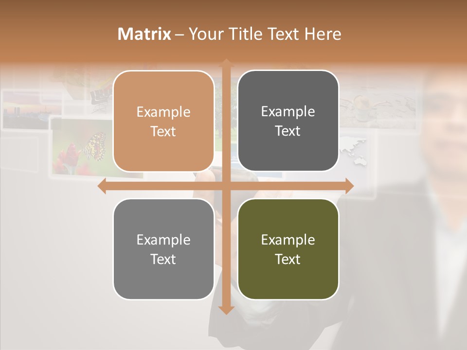 Female Lips Lady PowerPoint Template