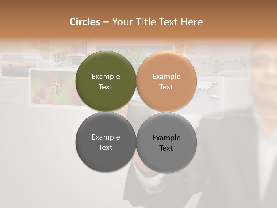 Female Lips Lady PowerPoint Template