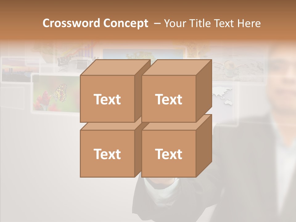 Female Lips Lady PowerPoint Template