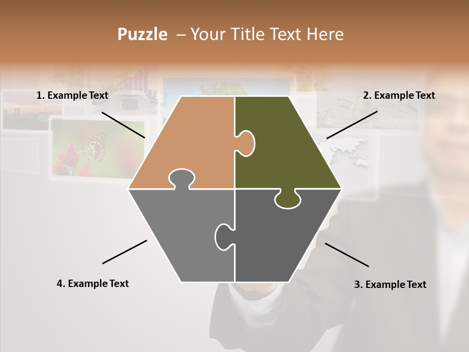 Female Lips Lady PowerPoint Template