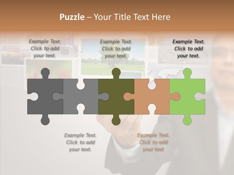 Female Lips Lady PowerPoint Template