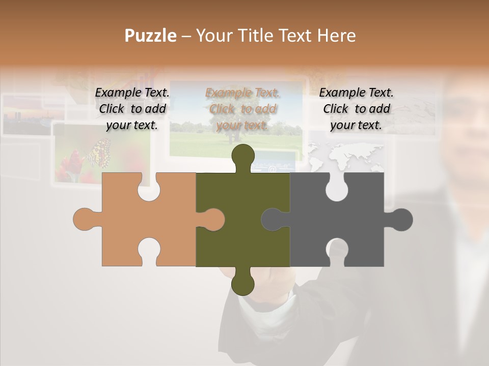 Female Lips Lady PowerPoint Template