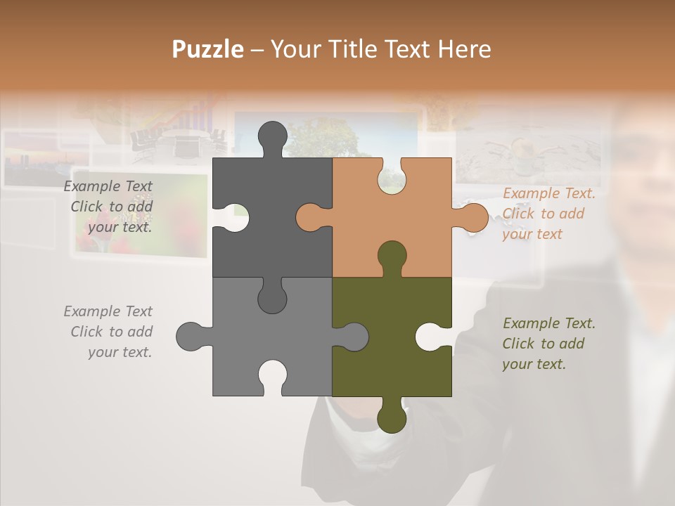 Female Lips Lady PowerPoint Template