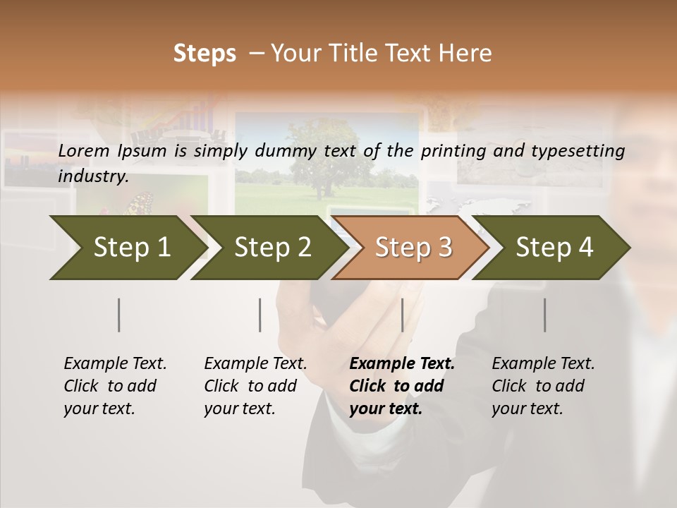 Female Lips Lady PowerPoint Template