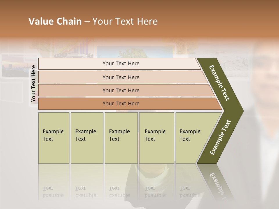 Female Lips Lady PowerPoint Template