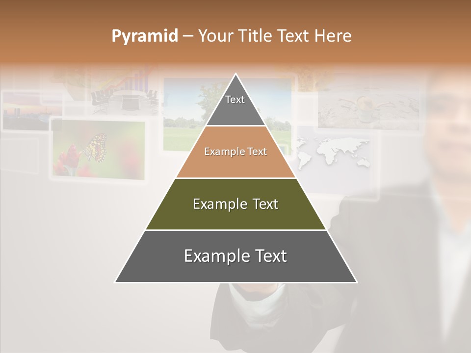 Female Lips Lady PowerPoint Template