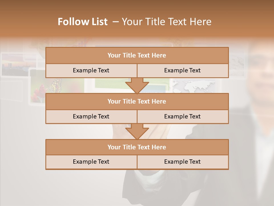 Female Lips Lady PowerPoint Template