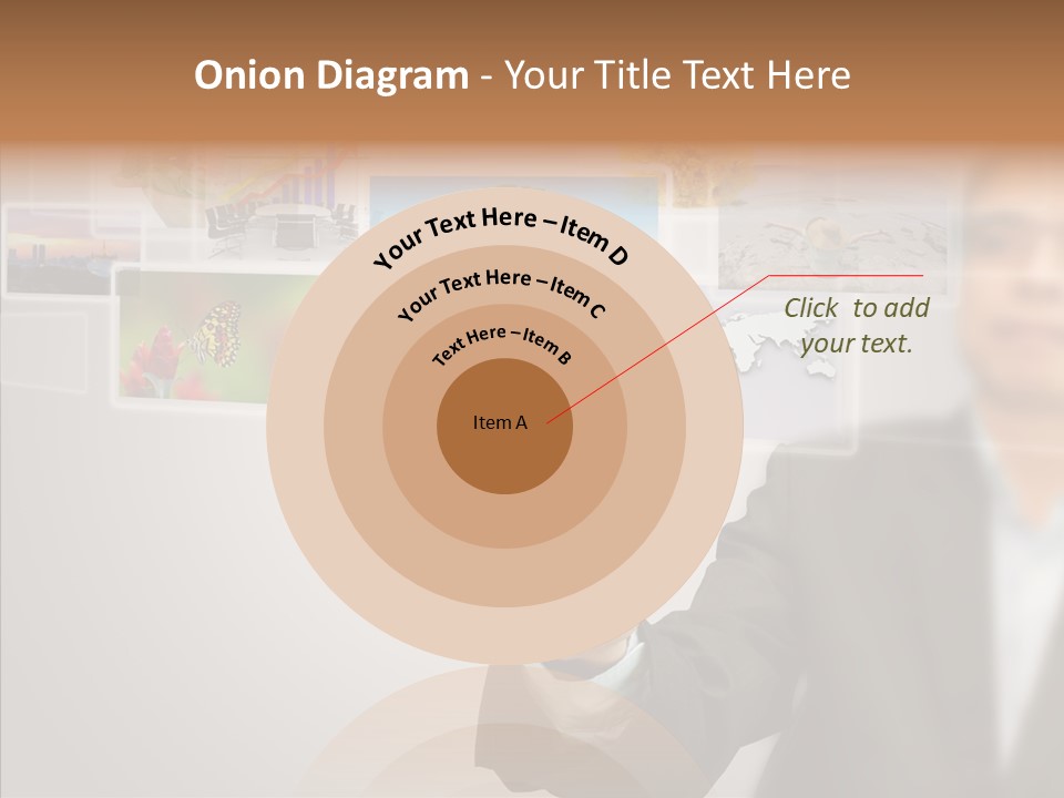 Female Lips Lady PowerPoint Template