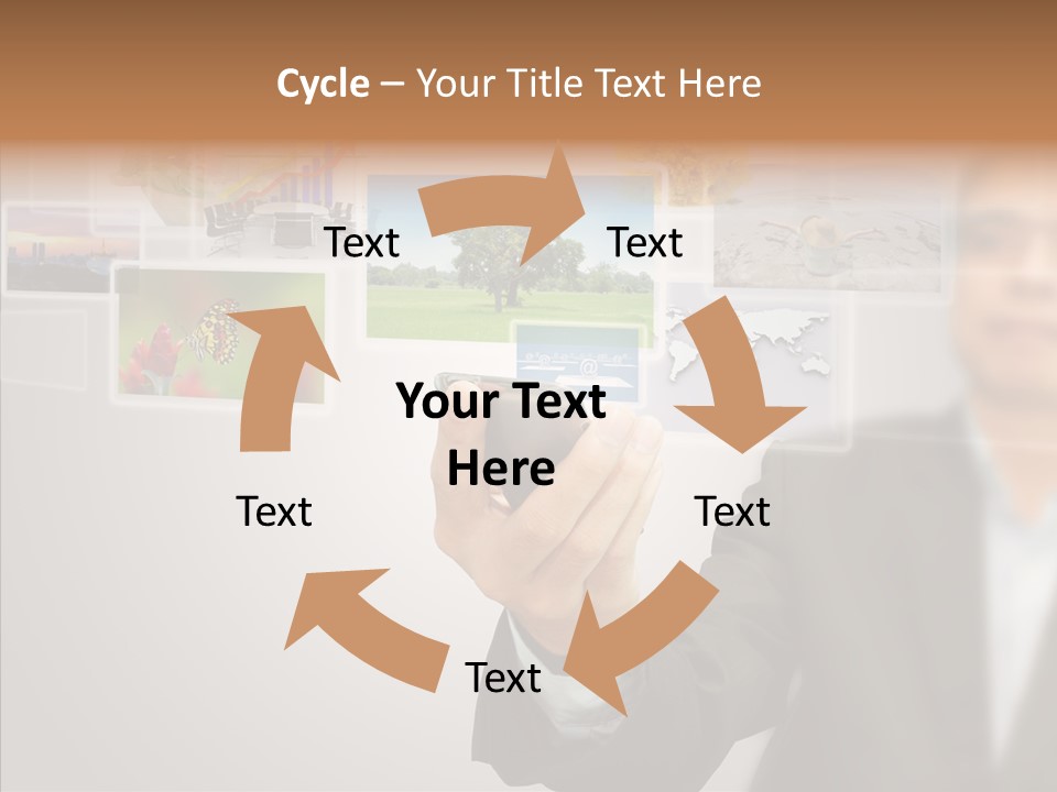 Female Lips Lady PowerPoint Template