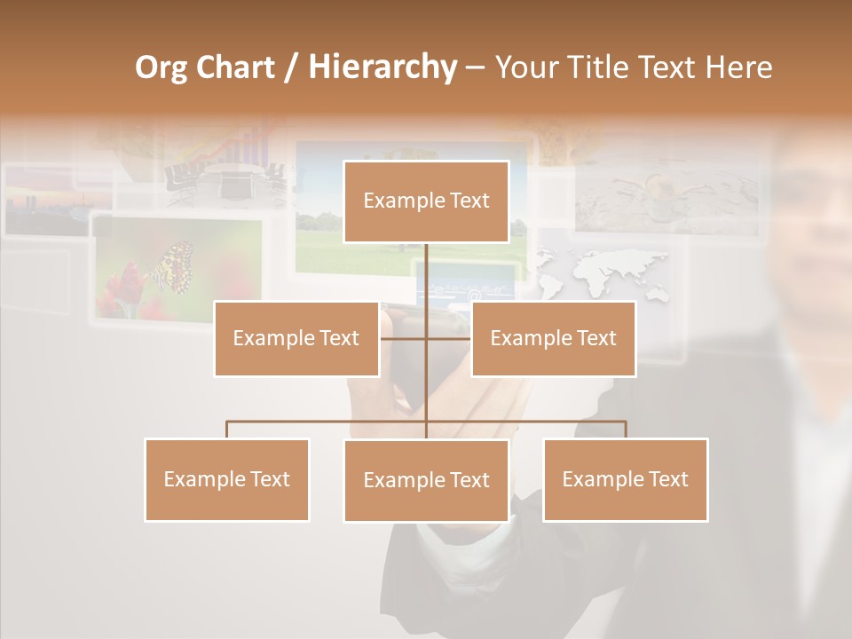 Female Lips Lady PowerPoint Template