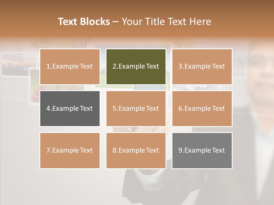 Female Lips Lady PowerPoint Template