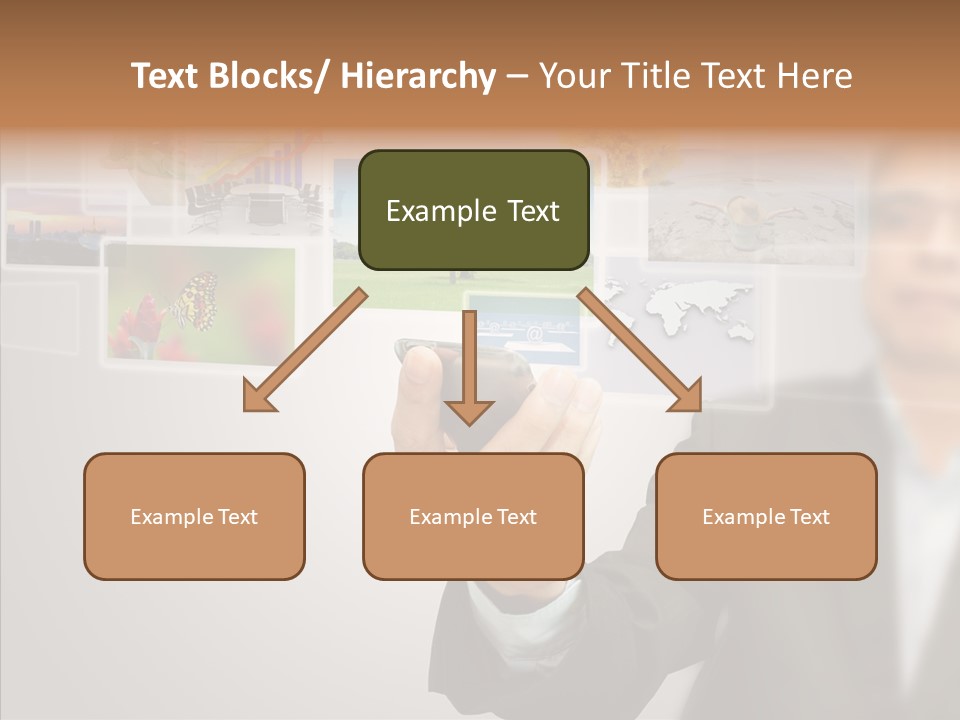 Female Lips Lady PowerPoint Template