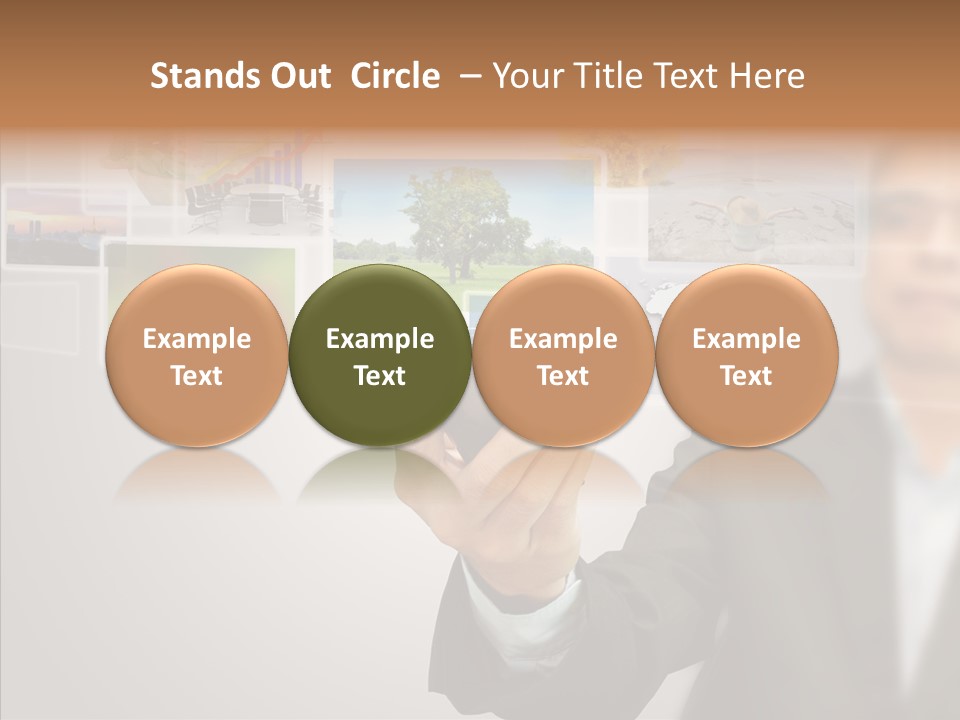 Female Lips Lady PowerPoint Template