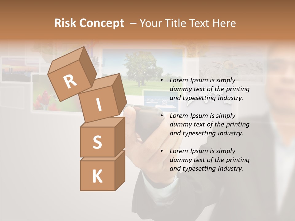 Female Lips Lady PowerPoint Template