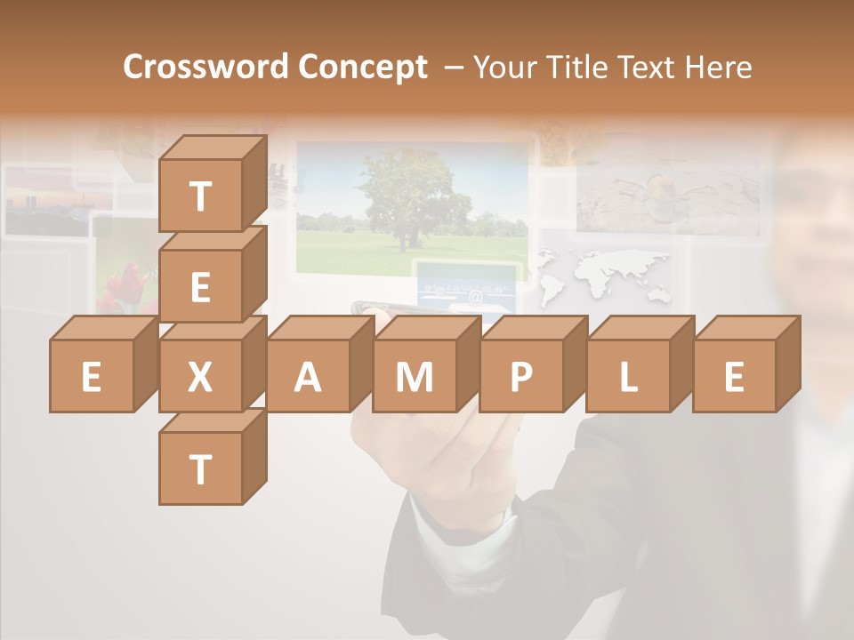 Female Lips Lady PowerPoint Template