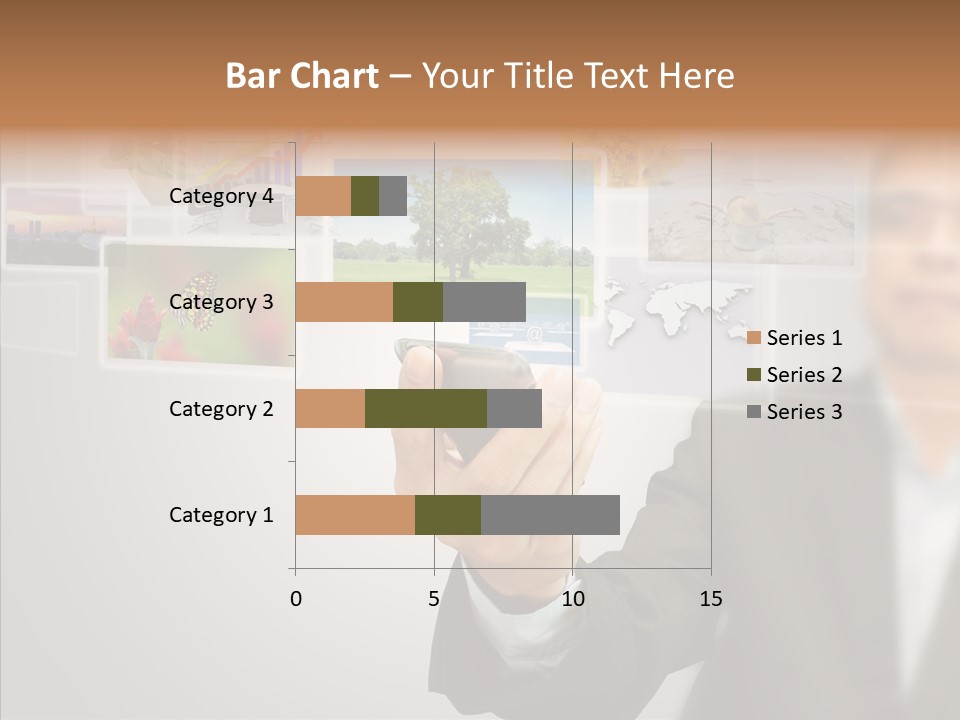 Female Lips Lady PowerPoint Template