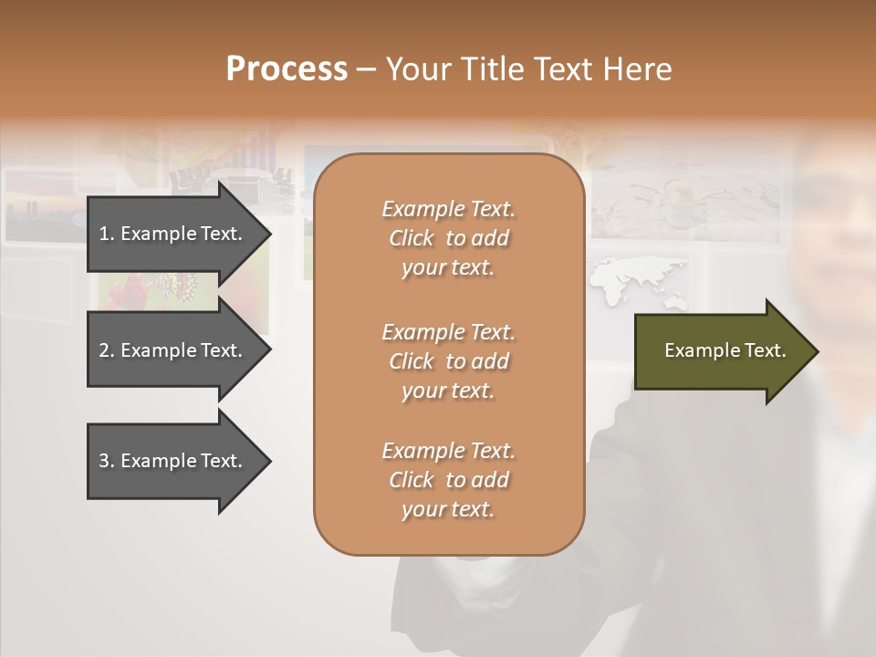 Female Lips Lady PowerPoint Template
