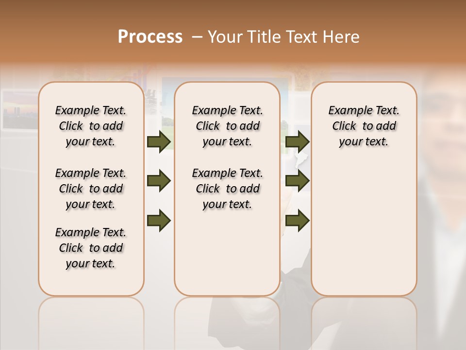 Female Lips Lady PowerPoint Template