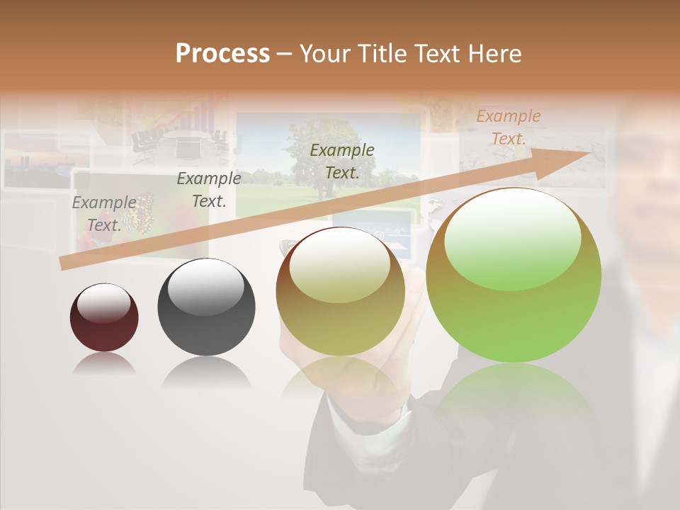 Female Lips Lady PowerPoint Template