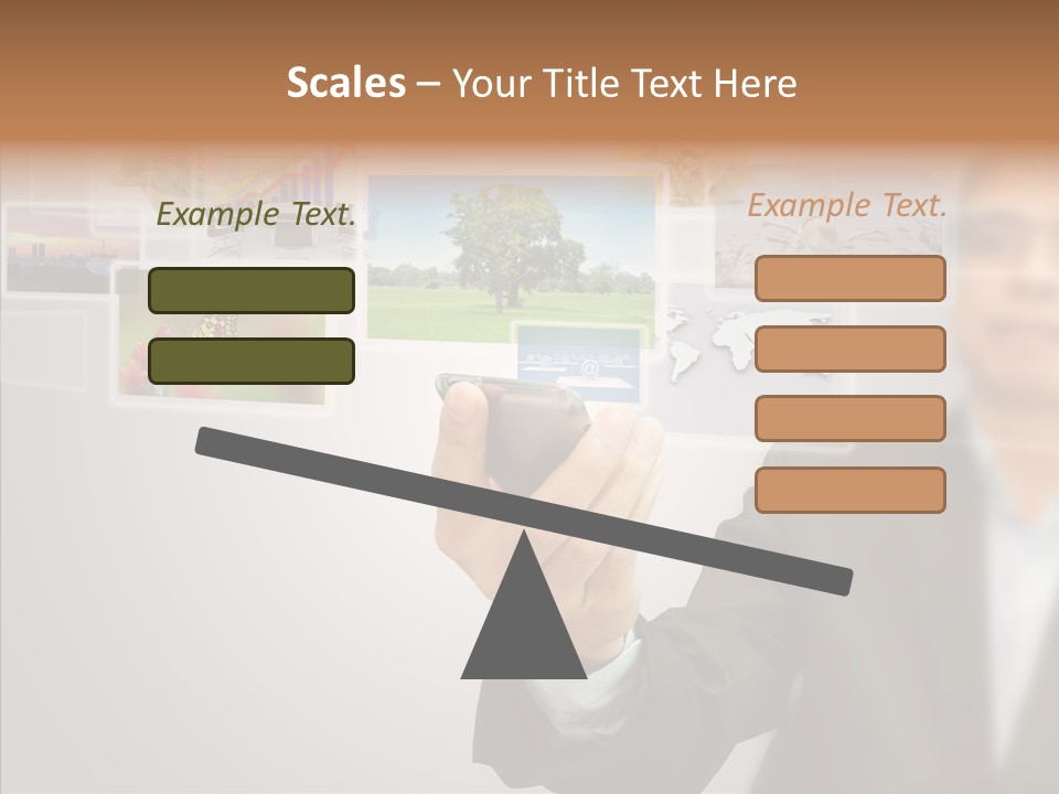 Female Lips Lady PowerPoint Template