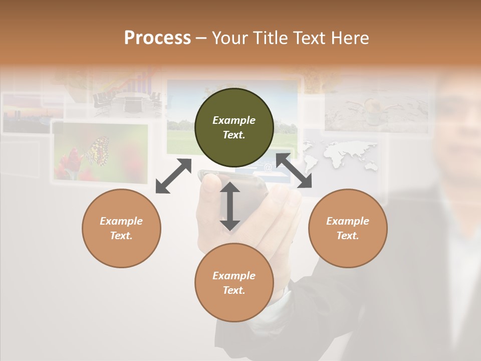 Female Lips Lady PowerPoint Template