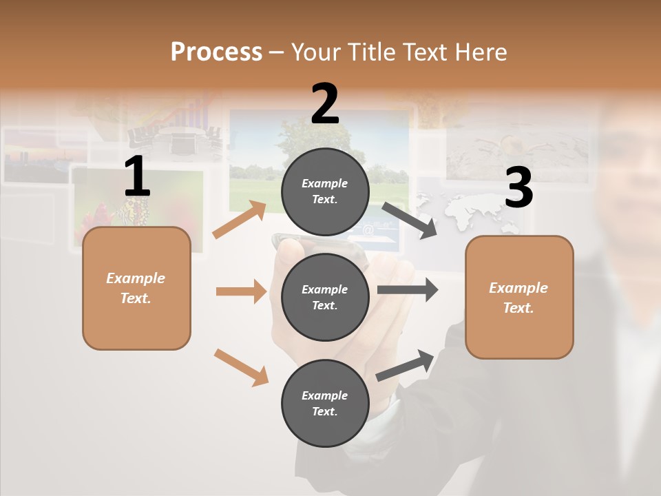 Female Lips Lady PowerPoint Template