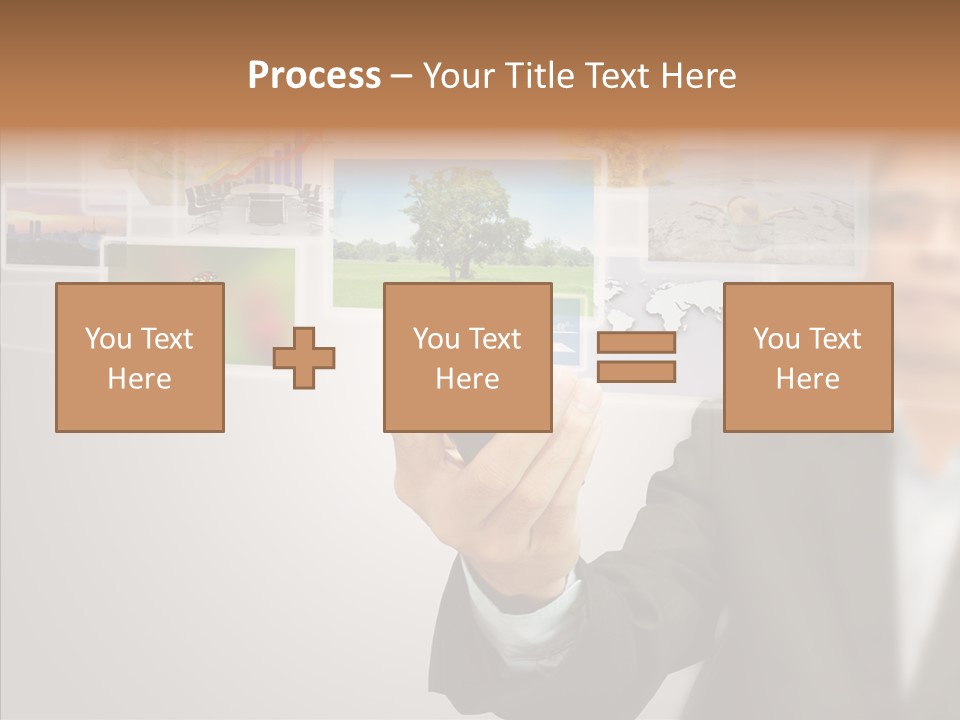 Female Lips Lady PowerPoint Template