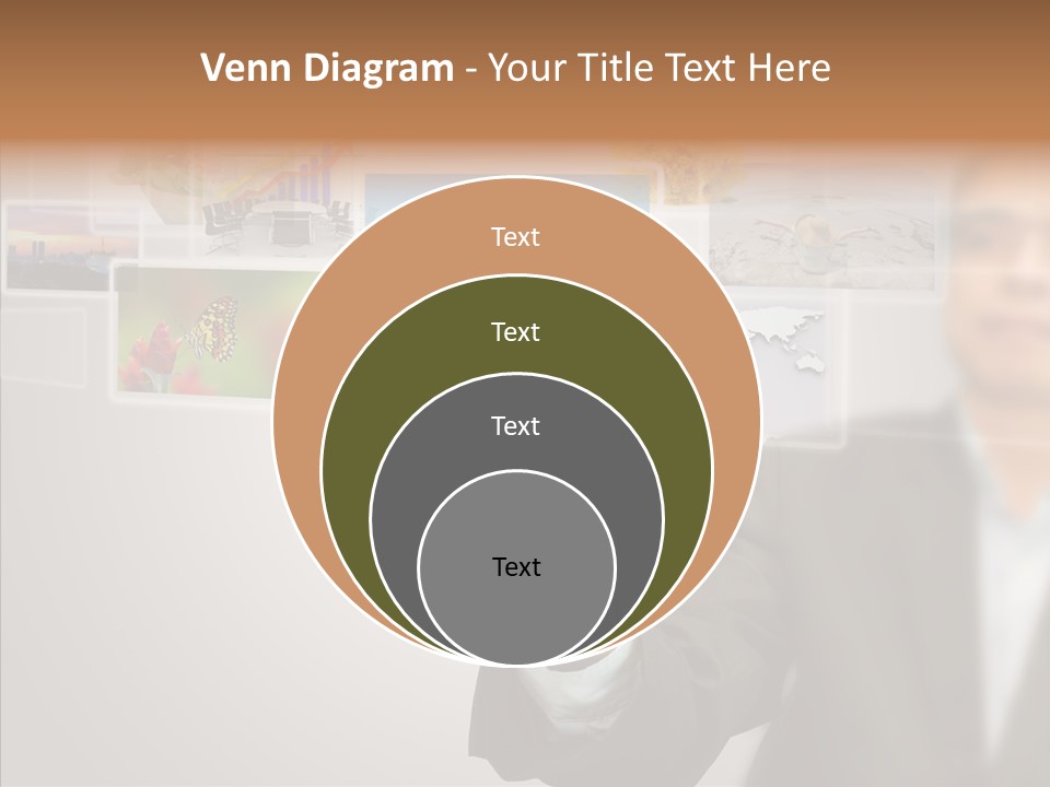 Female Lips Lady PowerPoint Template