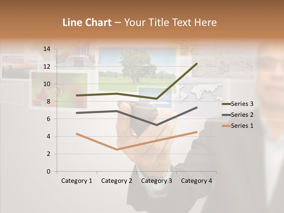 Female Lips Lady PowerPoint Template