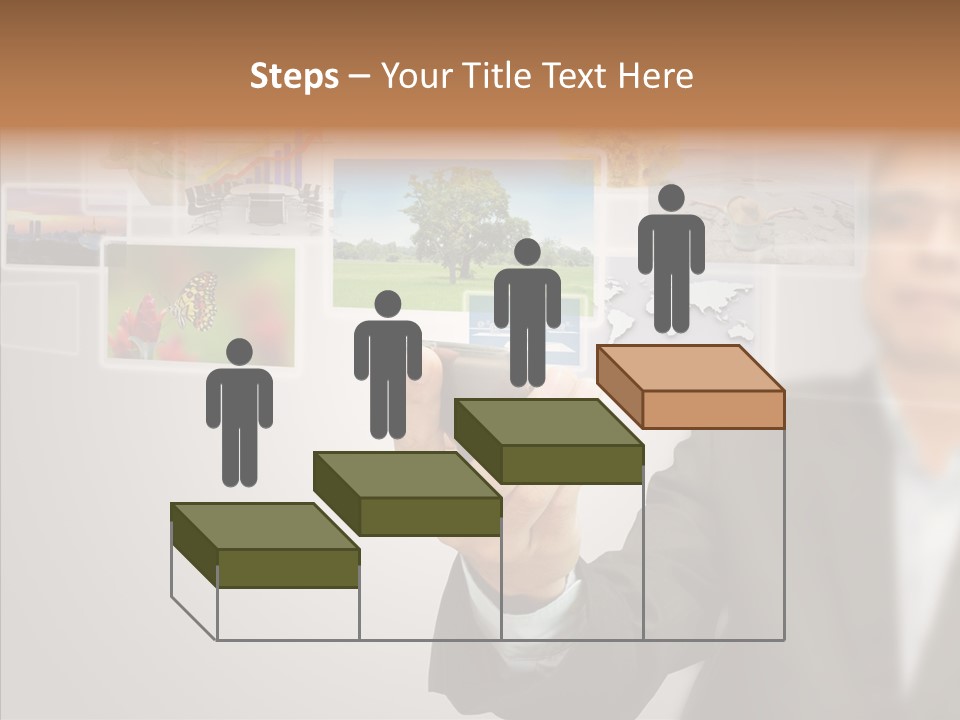 Female Lips Lady PowerPoint Template