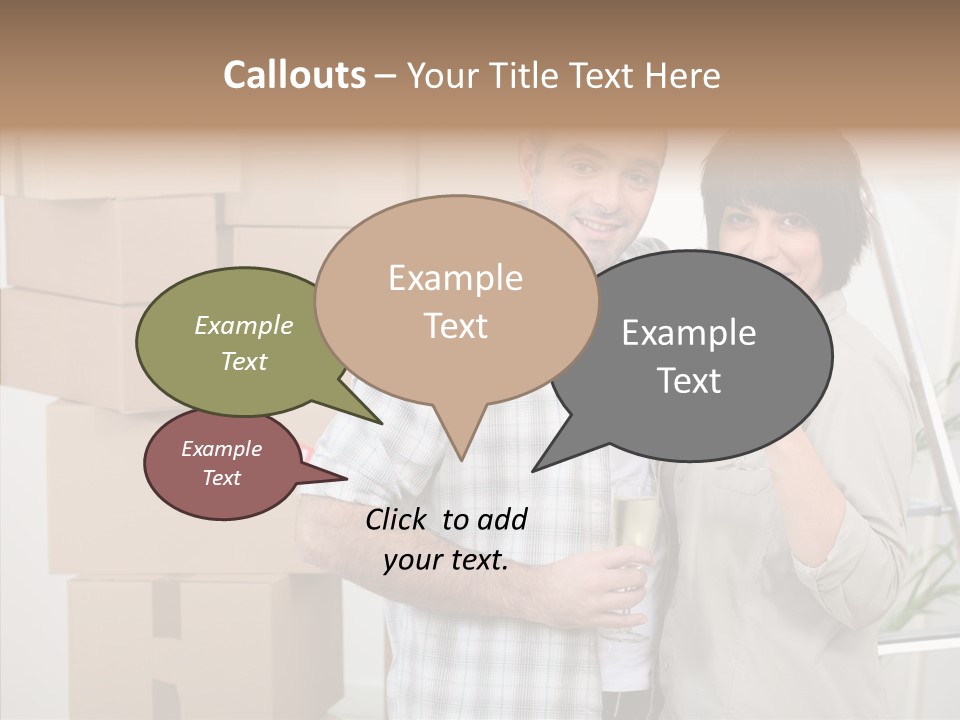 Flat Casual Crate PowerPoint Template
